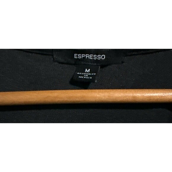 Espresso Dress Size M Pink Black Chevron Print Fitted Waist - Picture 3 of 3